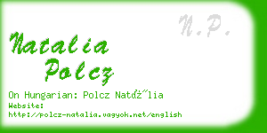 natalia polcz business card